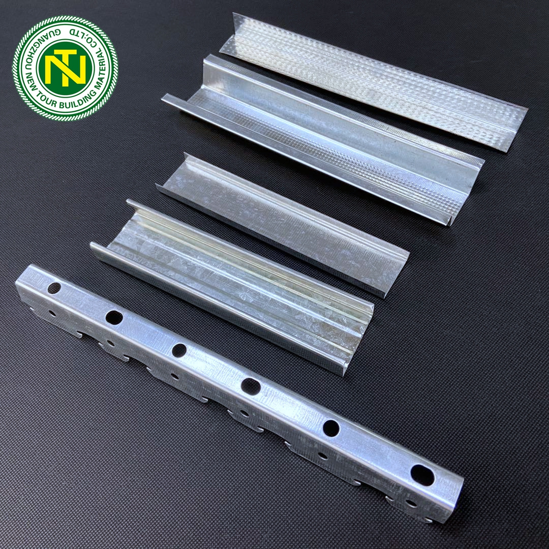 Best price gypsum ceiling galvanized metal furring channel V channel for false ceiling 3 Meter