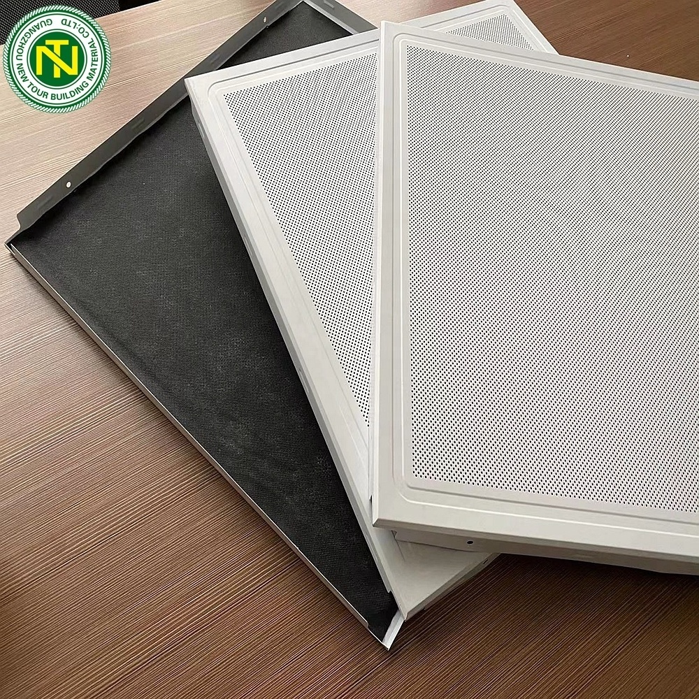 Decorative Plafond Panel Building Materials Aluminum Ceiling Tiles 600x600 Hot Sale High Quality Interior Metal White Square