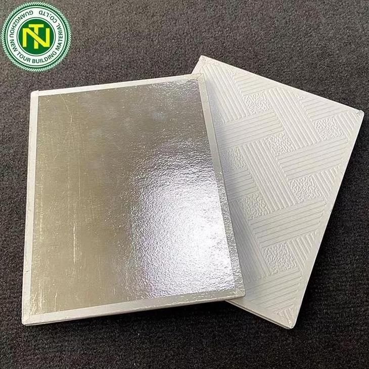 PVC gypsum ceiling tiles building material waterproof decorative ceiling tiles