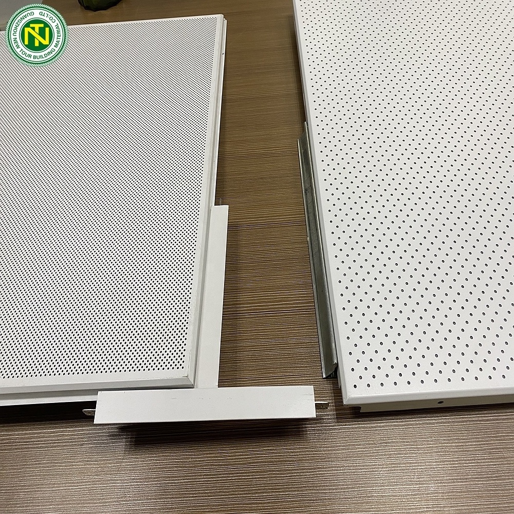 Aluminum Ceiling Tiles Print Aluminum Alloy Square Modern Popular Seller Indoor Hotel Waterproof Paint CN;GUA 600*600 White UV