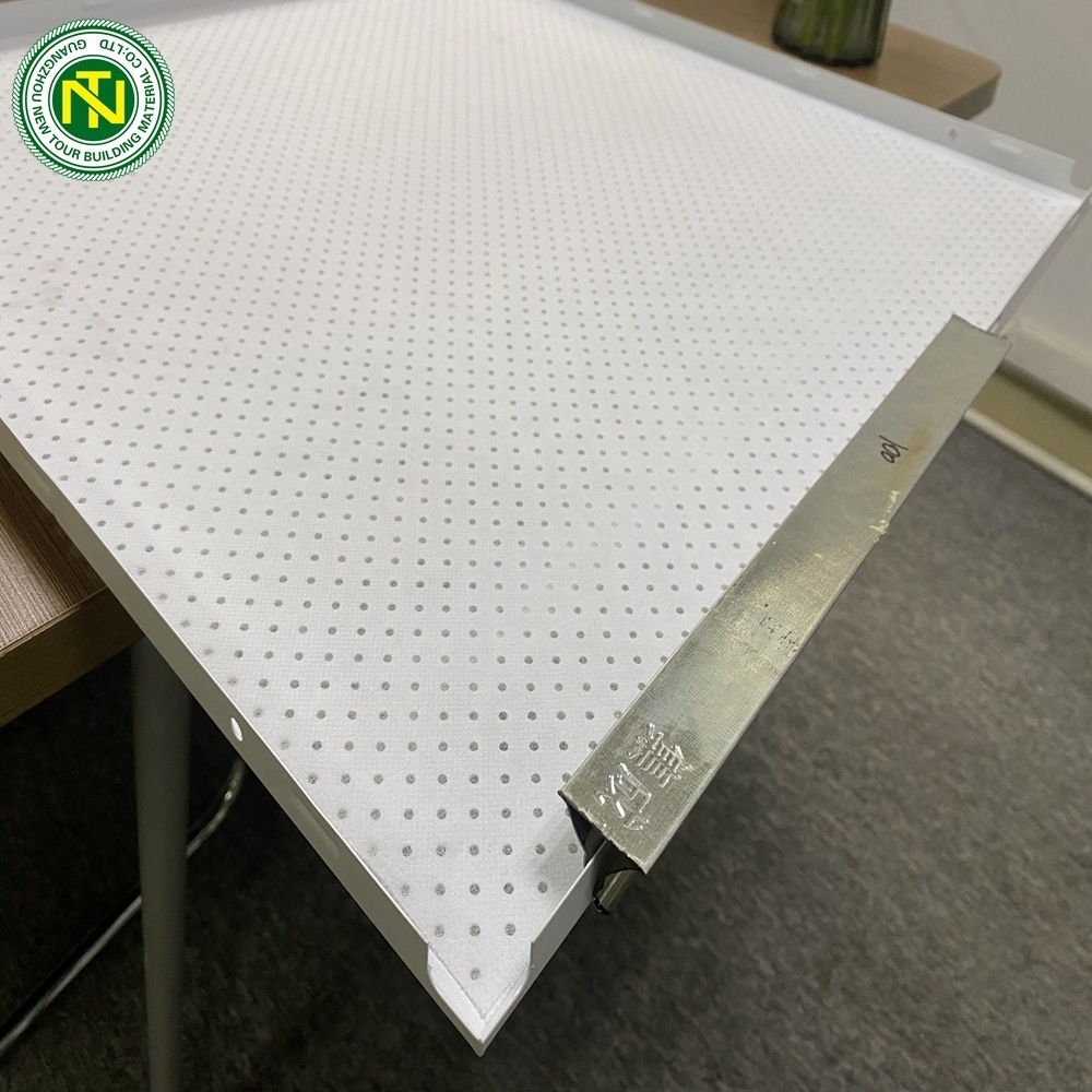 Ceiling Tiles 600x600 Size Panel Metal Supplier Aluminum Indoor Decoration Panel Clip-in Aluminum Ceiling China White Square