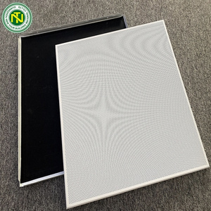 Ceiling Tiles 600x600 Size Panel Metal Supplier Aluminum Indoor Decoration Panel Clip-in Aluminum Ceiling China White Square