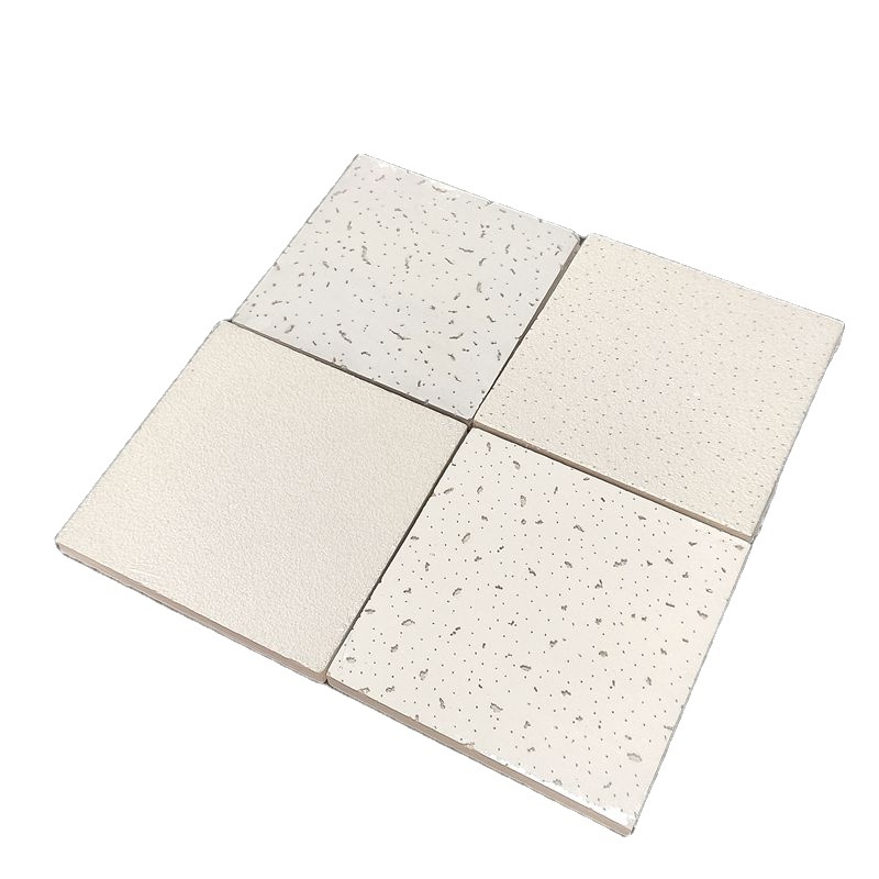 Drop Ceiling Tiles Acoustic Mineral Fiber for apartment in China Hotel Interior Decoration Materials Mineral Wool board