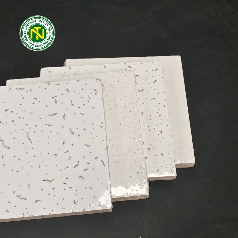 Drop Ceiling Tiles Acoustic Mineral Fiber for apartment in China Hotel Interior Decoration Materials Mineral Wool board