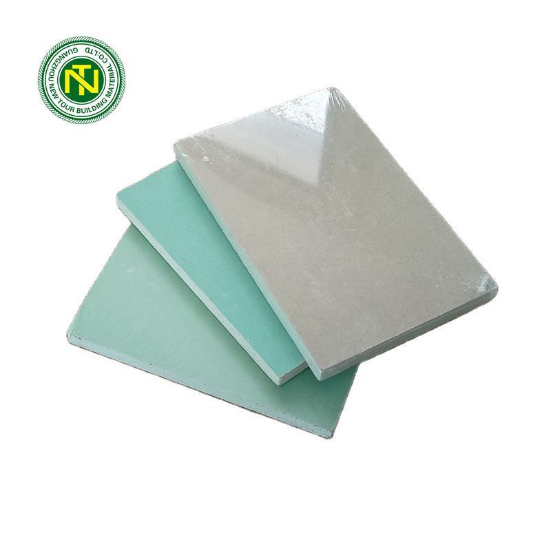 PlasterFire and moisture-proof gypsum board for suspension ceiling or partition drywall ceiling tile best price and high quality