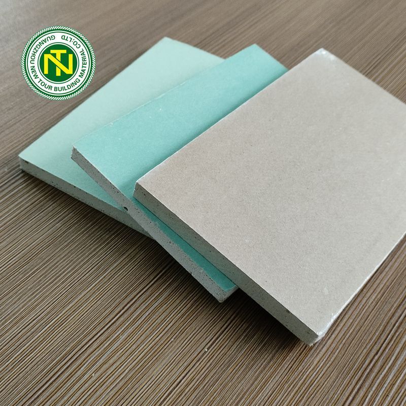 Plaster Fire and moisture-proof gypsum rhino board  for  suspension ceiling and partition drywall ceiling tile cheap price