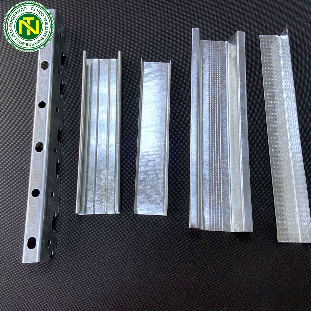 Best price gypsum ceiling galvanized metal furring channel V channel for false ceiling 3 Meter