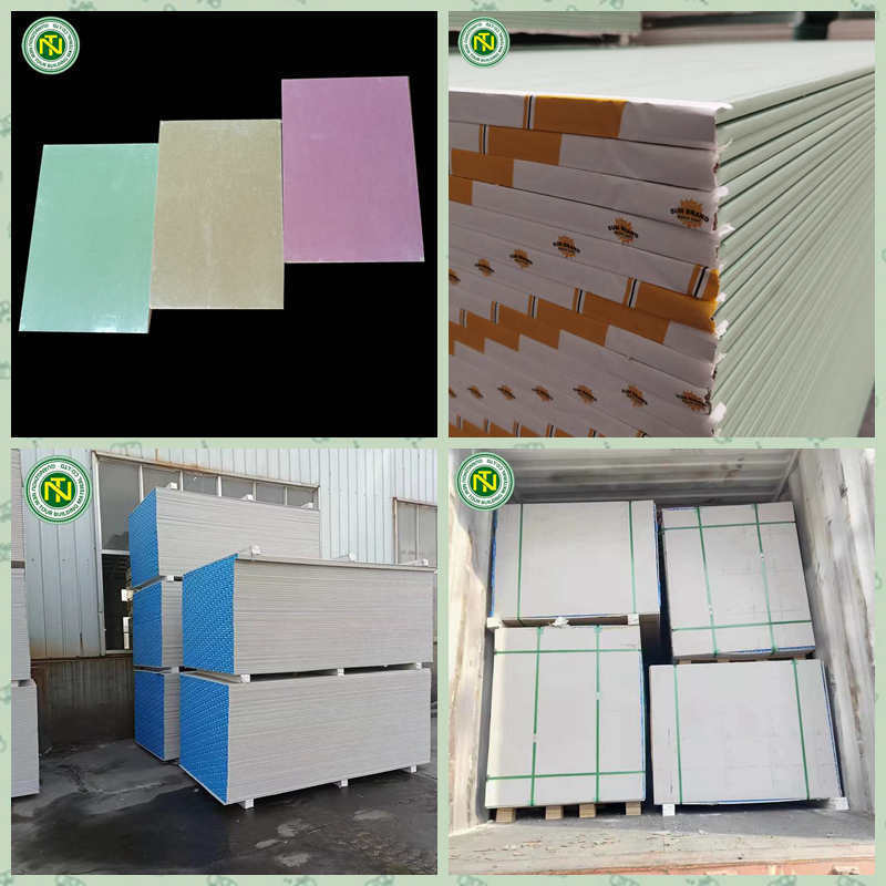 Package Pallet 9.5MM / 12.5MM Ghana Standard Gypsum Board/ Plasterboard/ Drywall