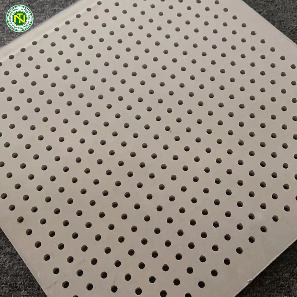 Perforated gypsum board Standard/Fire/Water- resistant / Plasterboard/ Drywall 9.5MM / 12.5MM pallet package