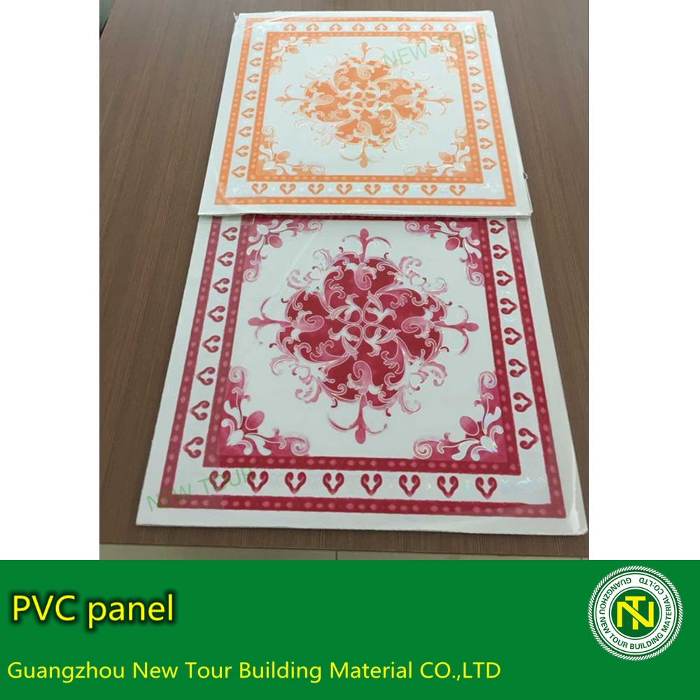 PVC Ceiling Panel Square Indoor Hotel Pvc Wall Panel Waterproof Kitchen Waterproof Drop Ceiling Tiles 2x4 Traditional PVC Facing