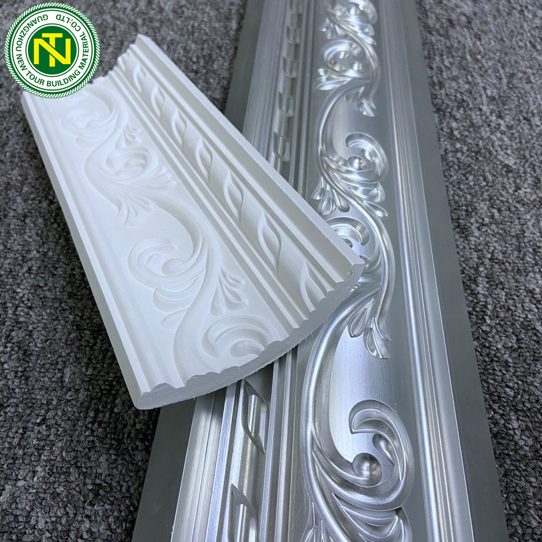 2024 Guangzhou supplier Aluminum alloy plaster cornice modeling gypsum crown moulding for ceiling