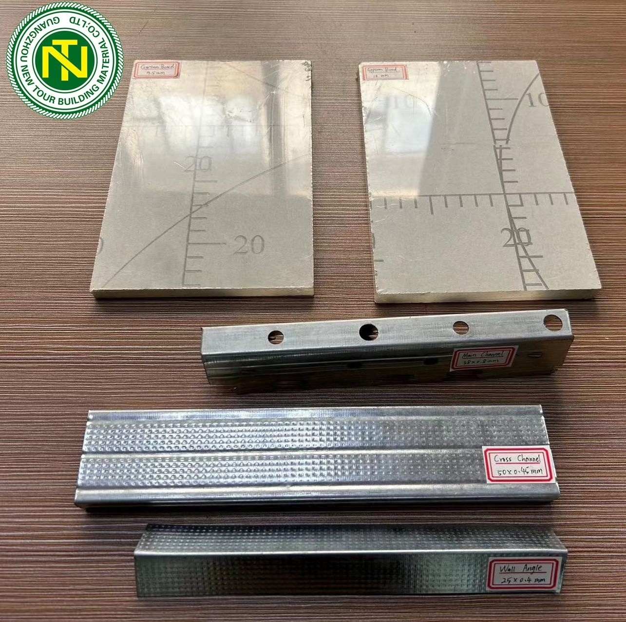 High quality gypsum board accessories Galvanized steel drywall profile holder metal stud track furring channel