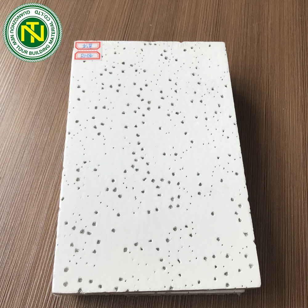 Drop ceiling tiles 2x2 acoustic ceiling suspended mineral wool false mineral fiber ceiling board price