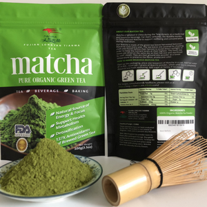 Private Label and Logo Organic  Green Tea Powder Matcha Instant tea