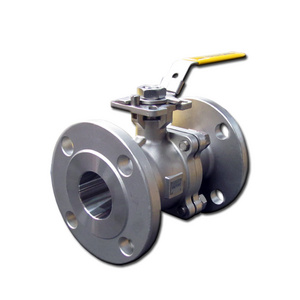 API 6D&API608 Cast Steel Wcb Carbon Steel Stainless Steel CF8 CF8m  A105/F304/F316 2PC Flanged Ball Valve with Gear Operation