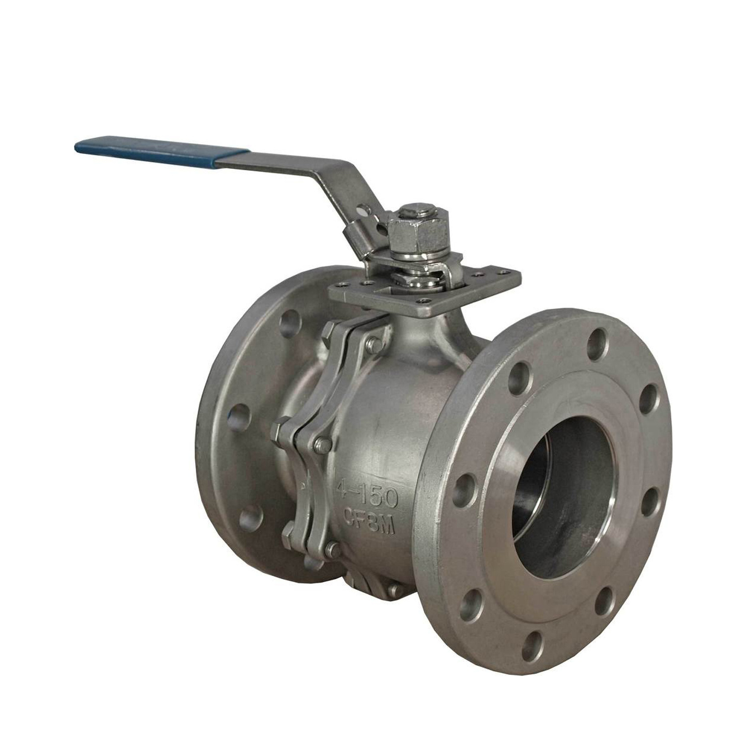 API 6D&API608 Cast Steel Wcb Carbon Steel Stainless Steel CF8 CF8m  A105/F304/F316 2PC Flanged Ball Valve with Gear Operation