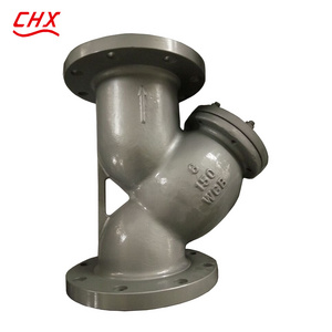 PN16 Ductile Iron Cast Steel Wcb Ss Body Flange Ends Y Strainer with Epoxy Coating DIN ANSI BS JIS Filter Conical Strainer Valve