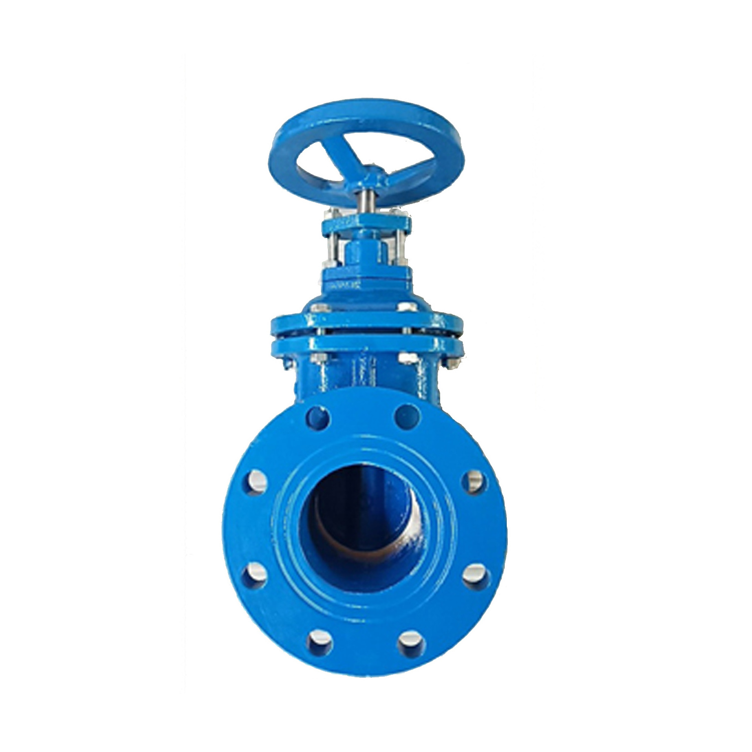 DIN Standard DN150 Stainless Steel Electric Handweel Operate Resilient Seat Flange Gate Valve Carbon Steel Knife Gate Valve