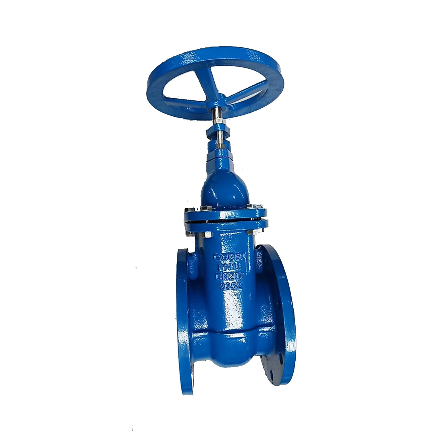 DIN Standard DN150 Stainless Steel Electric Handweel Operate Resilient Seat Flange Gate Valve Carbon Steel Knife Gate Valve