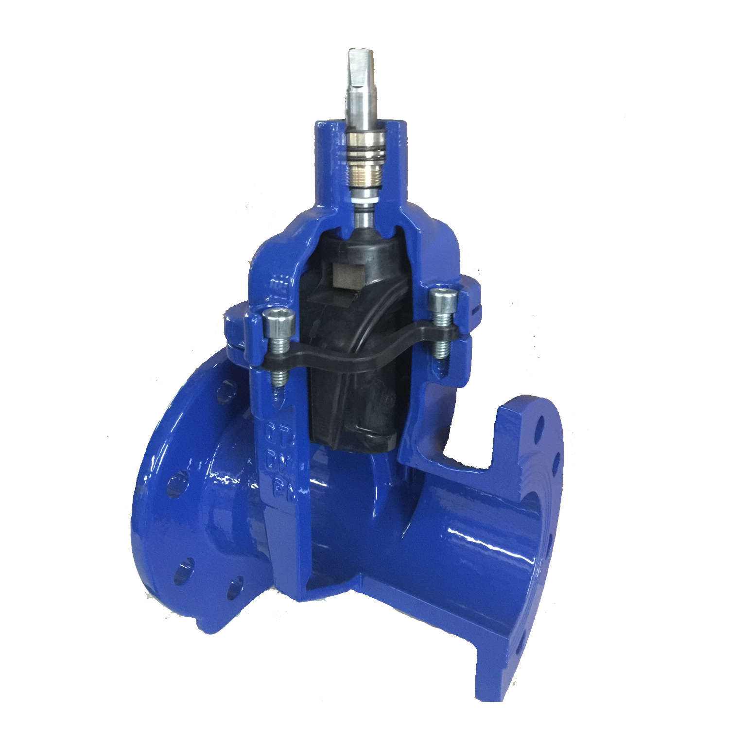 PN16 50mm Ductile Cast Iron Ggg50 Manual Slide DIN F5 Metal Seated/Soft Seal  Gate Valve Brass Ball Gate Valve