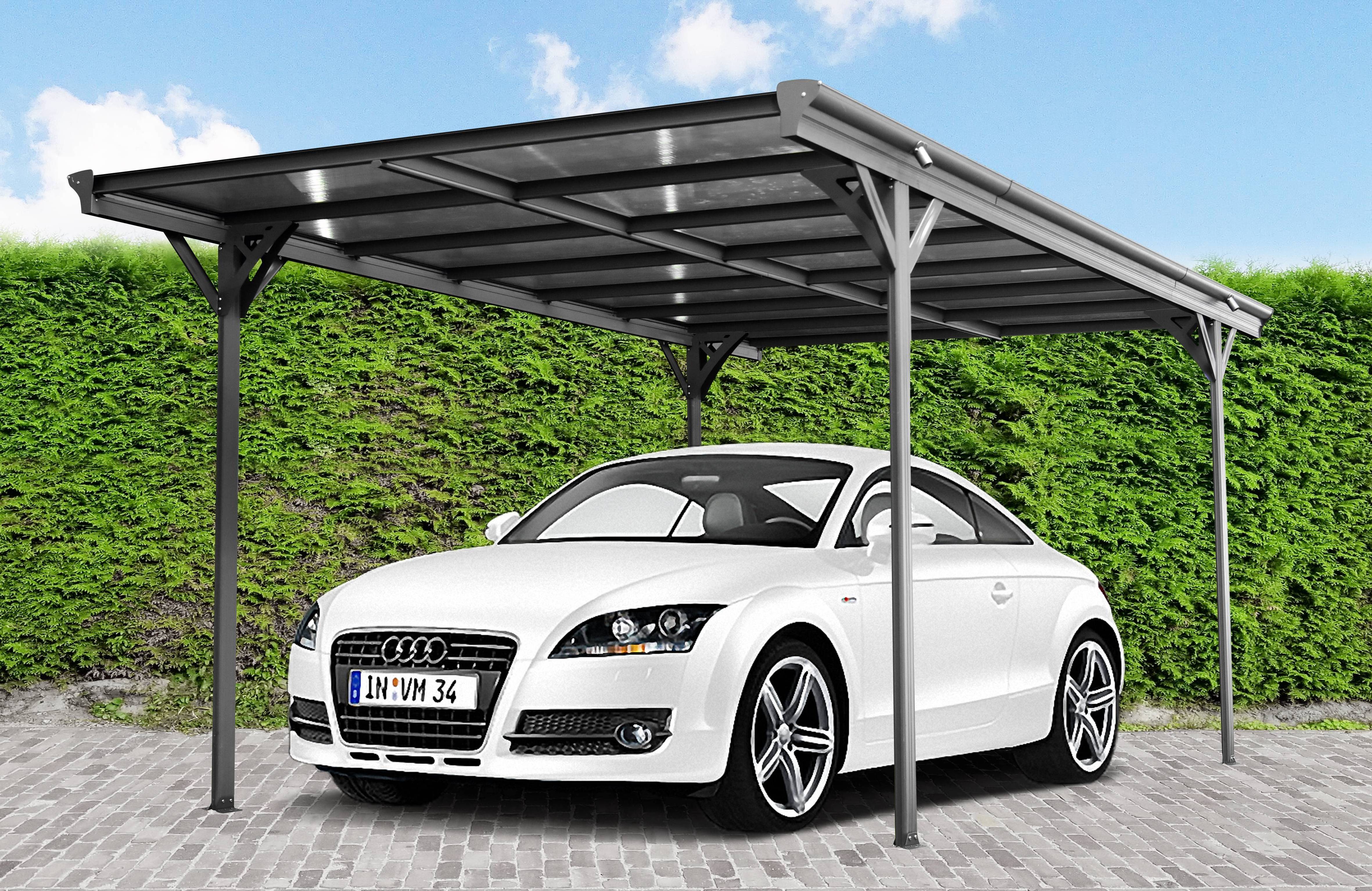 New Type Pent Roof Aluminum Garage Carport With PC Panel