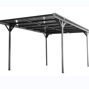 New Type Pent Roof Aluminum Garage Carport With PC Panel