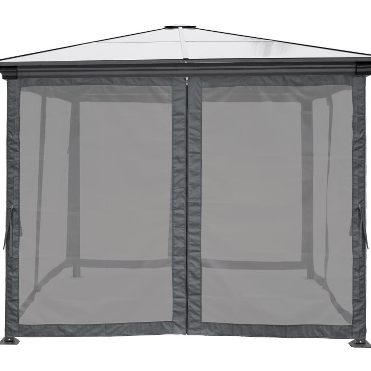 Outdoor Patio Gazebo Garden Canopy With Mosquito Netting Luxury Aluminum Gazebo