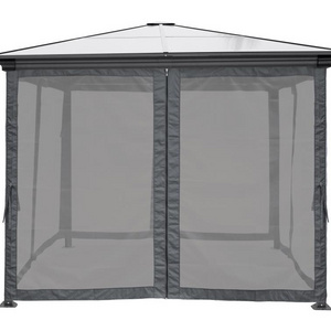 Outdoor Patio Gazebo Garden Canopy With Mosquito Netting Luxury Aluminum Gazebo