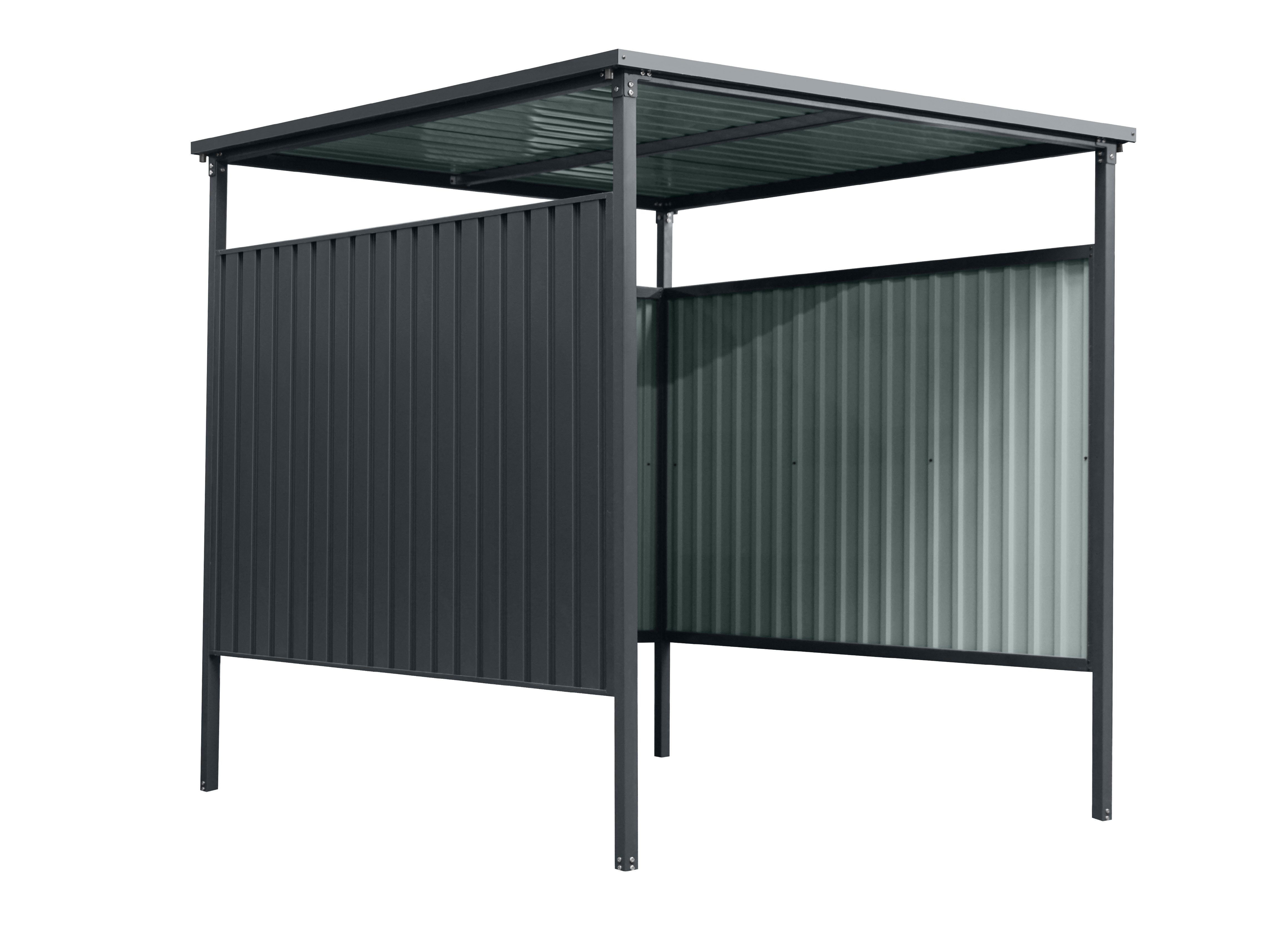 Outdoor  Easily Installed Metal Bicycle Parking Shelter Motorcycle Shed