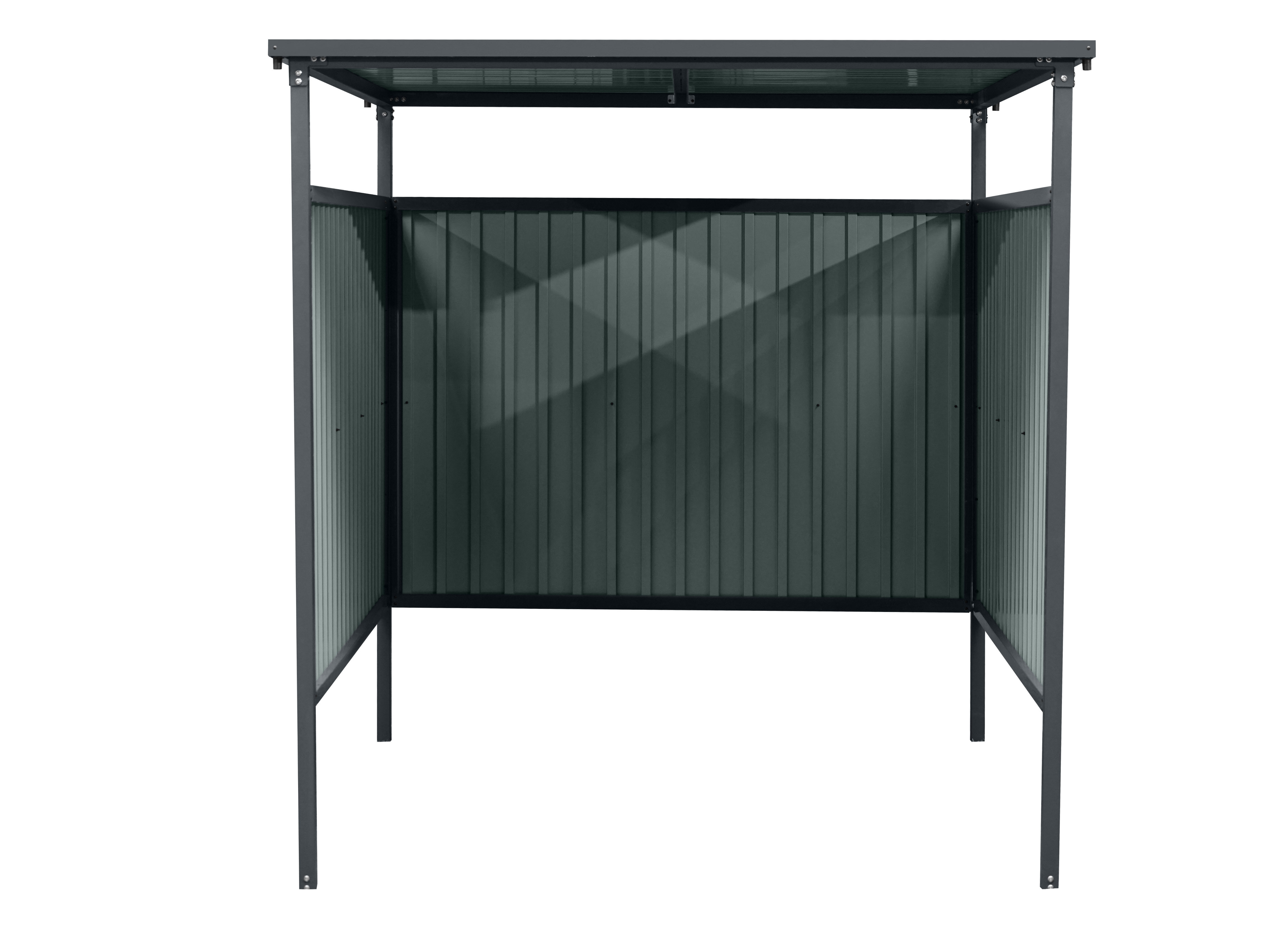 Outdoor  Easily Installed Metal Bicycle Parking Shelter Motorcycle Shed