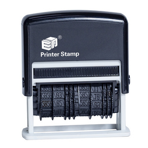 ED503 valid manual production date stamp qualified shelf-life coding batch number double row adjustable date stamps