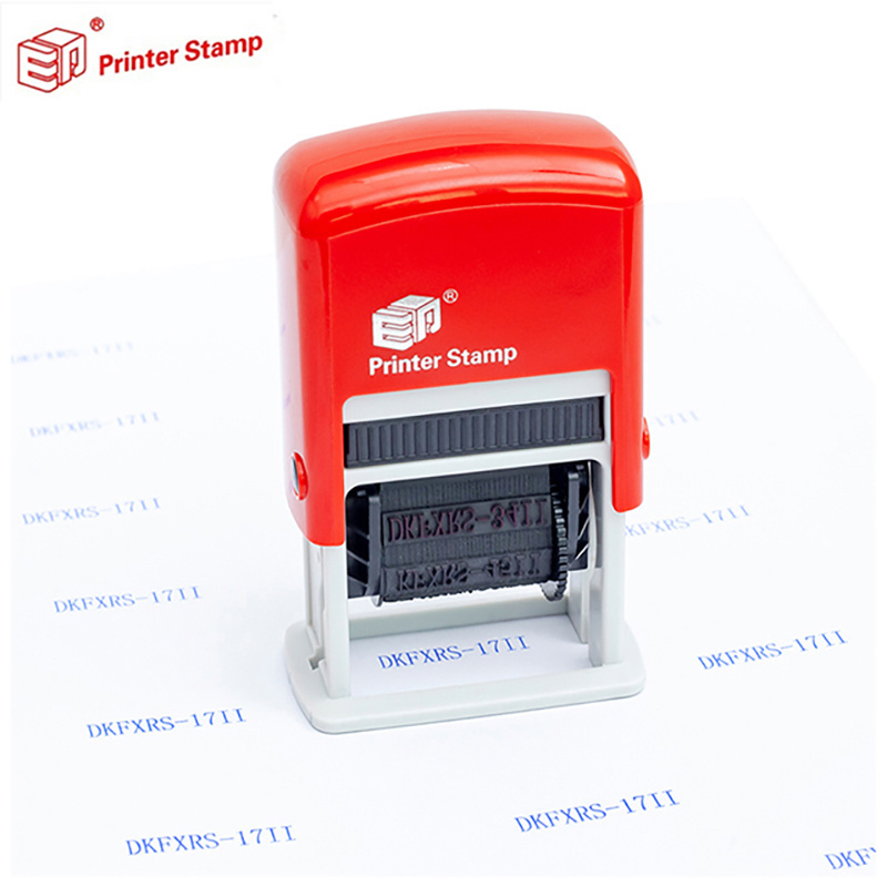 ED302 customised automatic ink return digital stamp adjustable production date English batch number receipt and shipment stamps