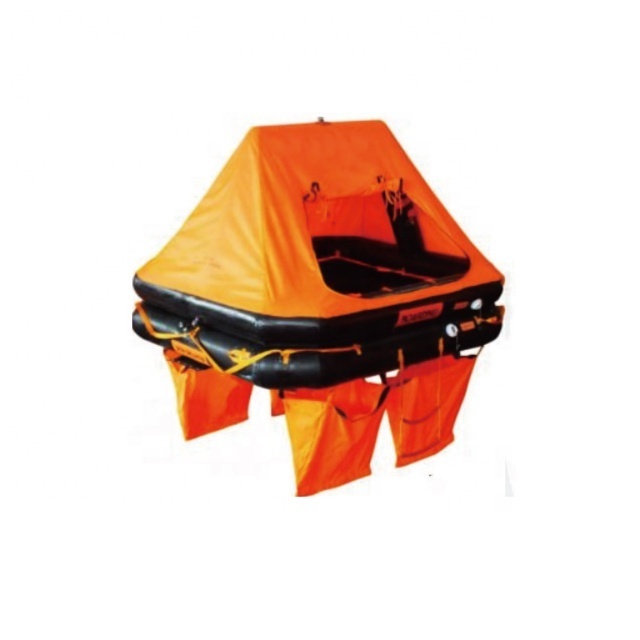 30 persons capacity SOLAS regulation A type Throw Over Board Inflatable life raft