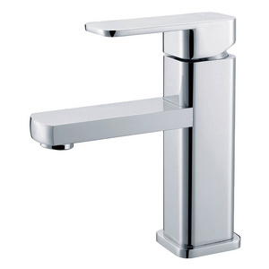 cUPC Aqua Gallery Single Hole Chrome Finished Brass Basin Faucet Sanitary Ware Single Handle Hand Wash Basin Faucet