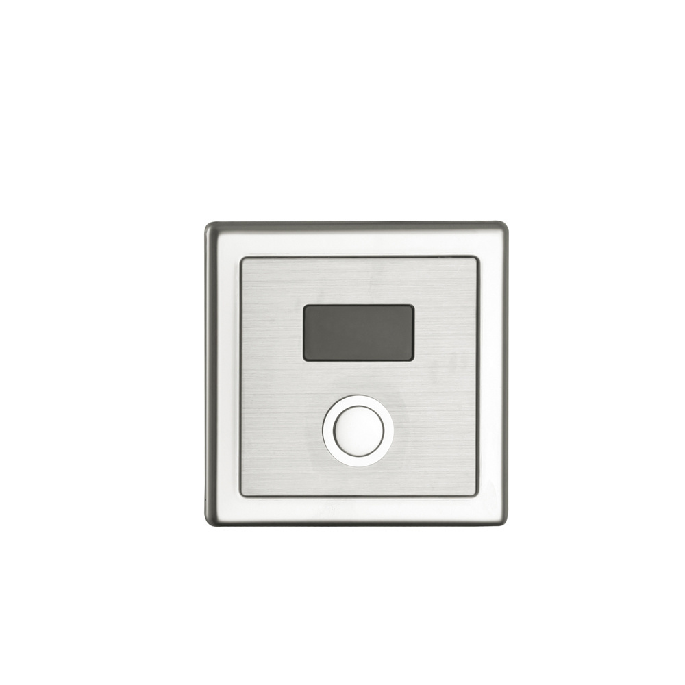 In-wall Brass Infrared Sensor Operated Touchless Smart Toilet Flush