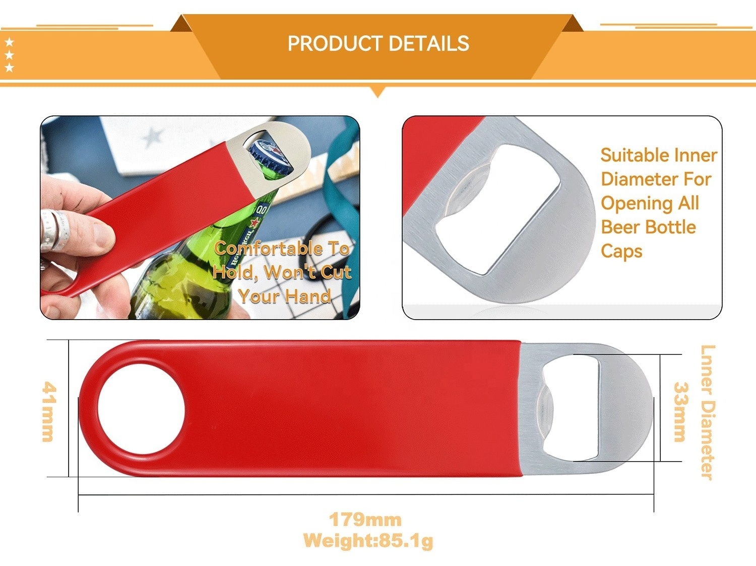 Custom Fridge Magnet Kitchen Bar Bar Beer Glass Bottle Opener Blank Cylindrical Stainless Steel Metal Magnet Beer Bottle Opener