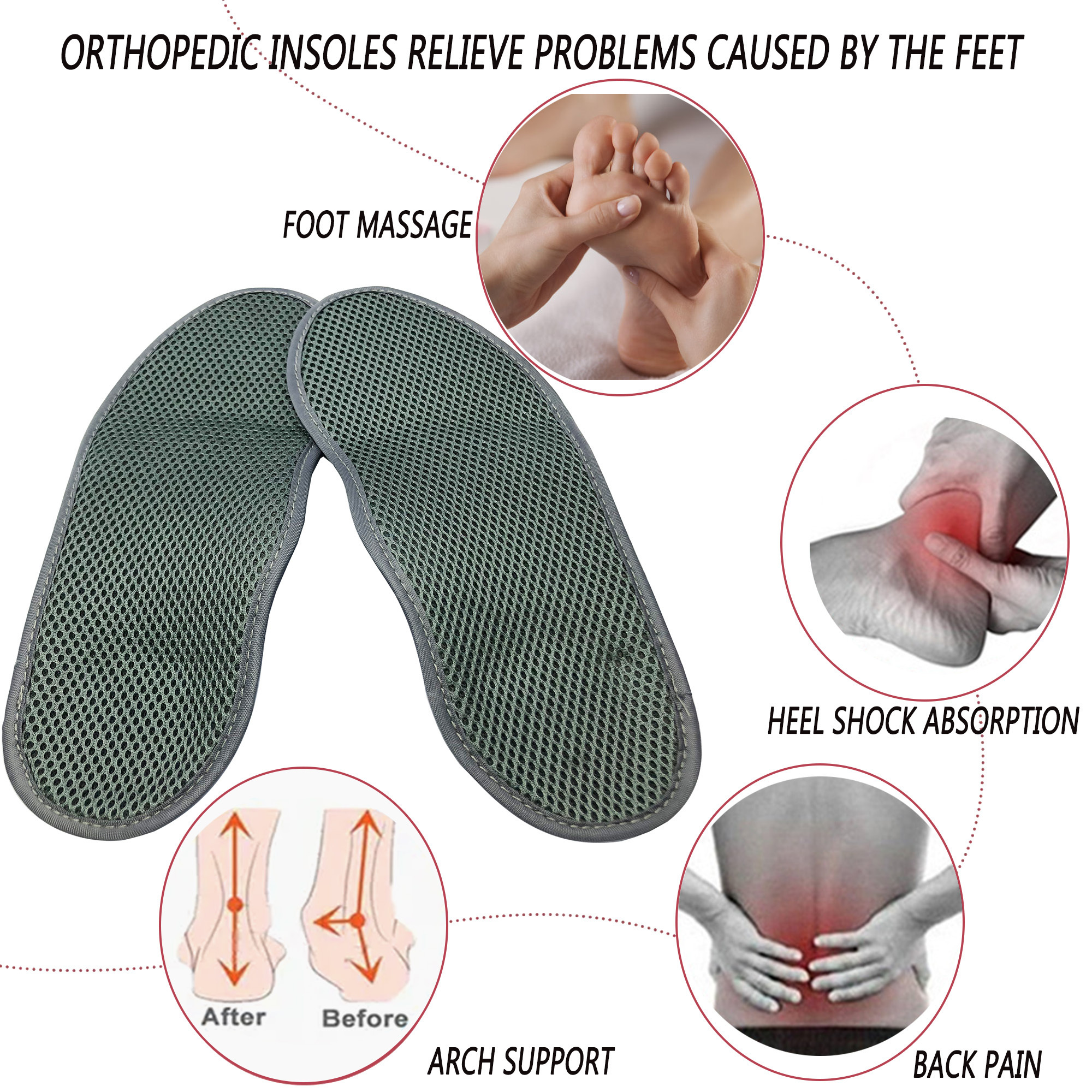 vktry vk carbon fiber Arch Support orthopaedic Orthopedic insoles  eva eva poron insole