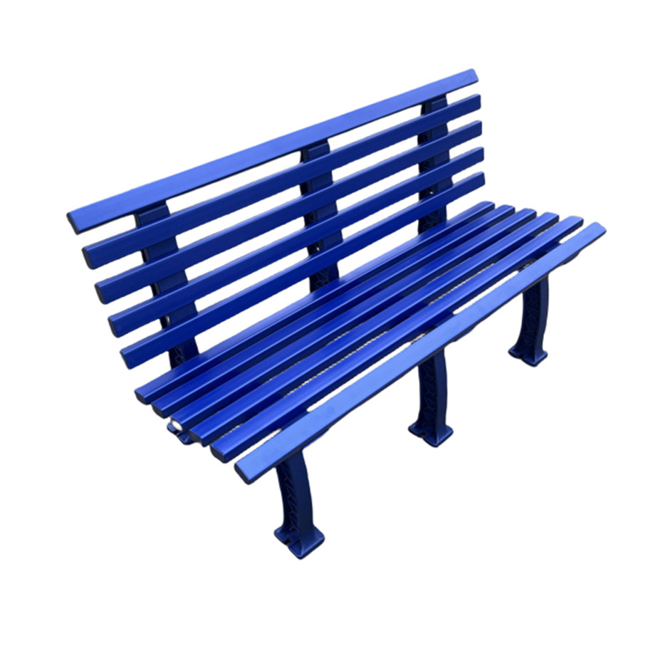 Plastic wooden garden benches park benches outdoor waterproof anticorrosion plaza leisure outdoor furniture modernization