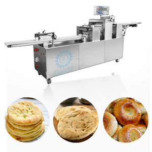 automatic industrial  commercial flat bread Turkish naan bread making machine of production line