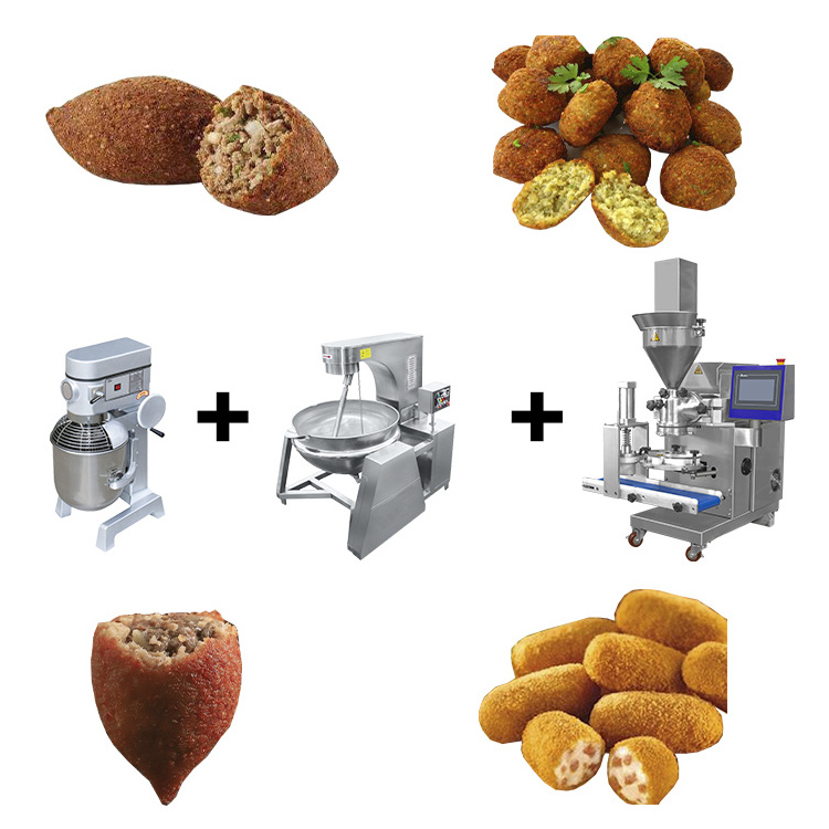 Good quality SV-180 automatic small petite machine kibbeh kebbeh encrusting kubba making machine kubba coxinha machine