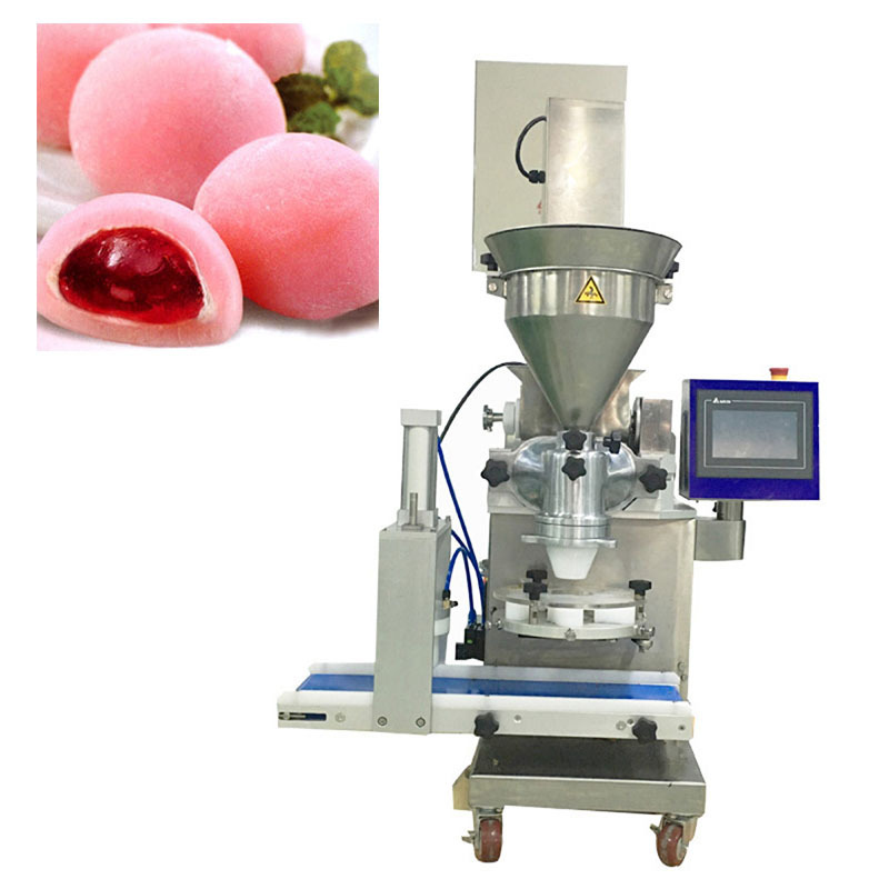 Multifunctional Automatic Small Encrusting Ice Cream Mochi Making Machine