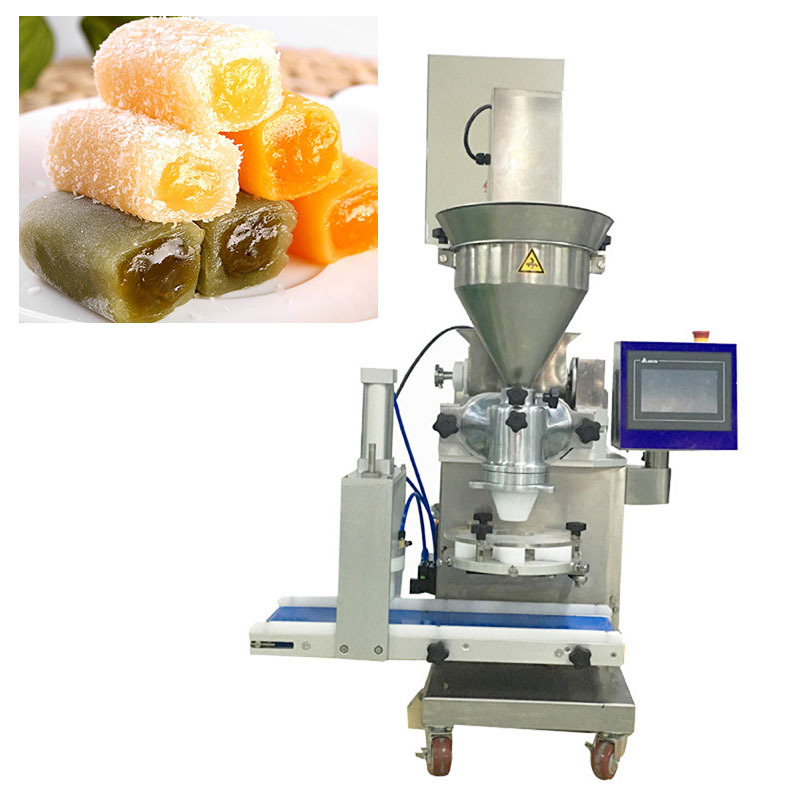 Multifunctional Automatic Small Encrusting Ice Cream Mochi Making Machine