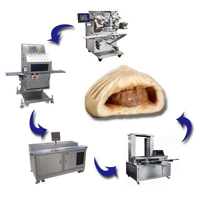 Automatic Steamed Bun Siopao Making Bao Machine Commercial Steam Bun Machine