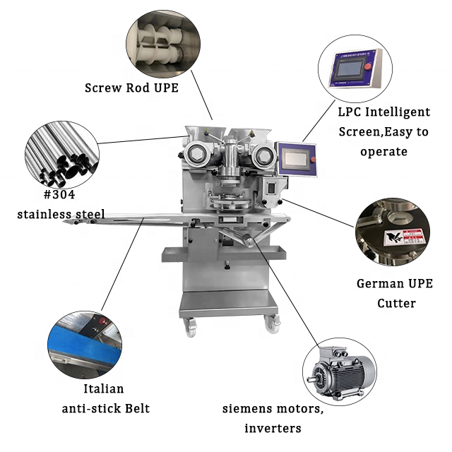 High Efficiency  Full Automatic Tamales Encrusting Making Machine