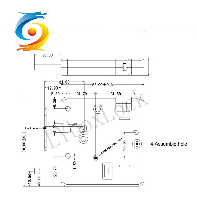 Automatic Luggage Storage Security Lock Locker Locks Electric Control System Cabinet Gate Lock