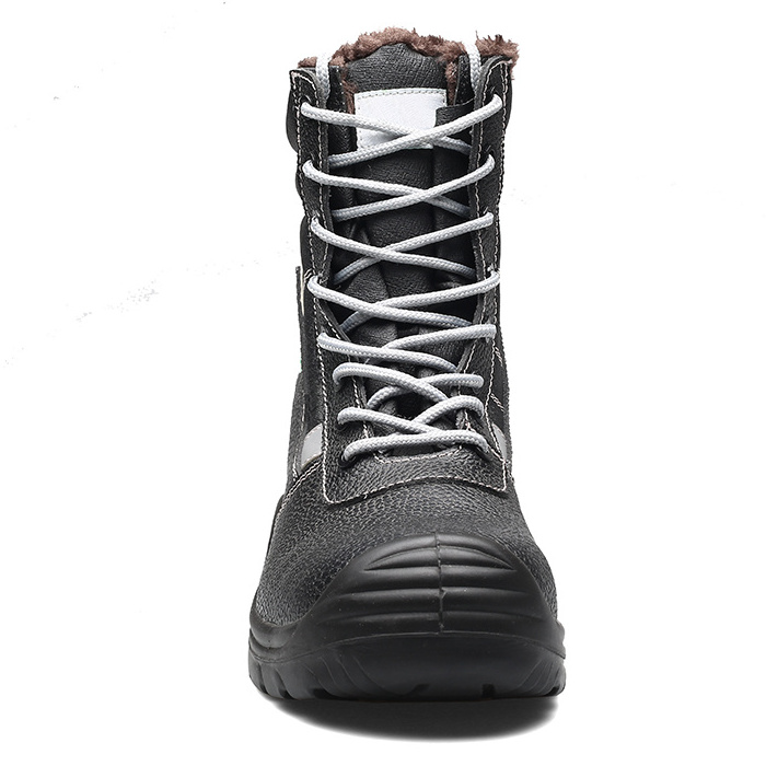 Wholesale waterproof anti slip steel toe work men safety boots mining shoes