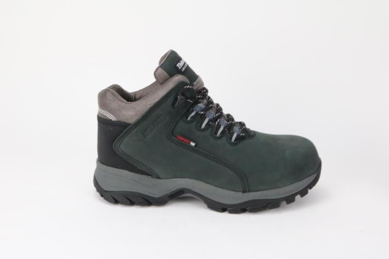 Nubuck leather rubber sole mens boots, hiking boots, brand safety shoes