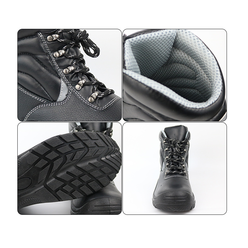 Genuine Leather PU Injection Customization Safety Toe Safety Protection Work Shoes Safety Boots For Unisex