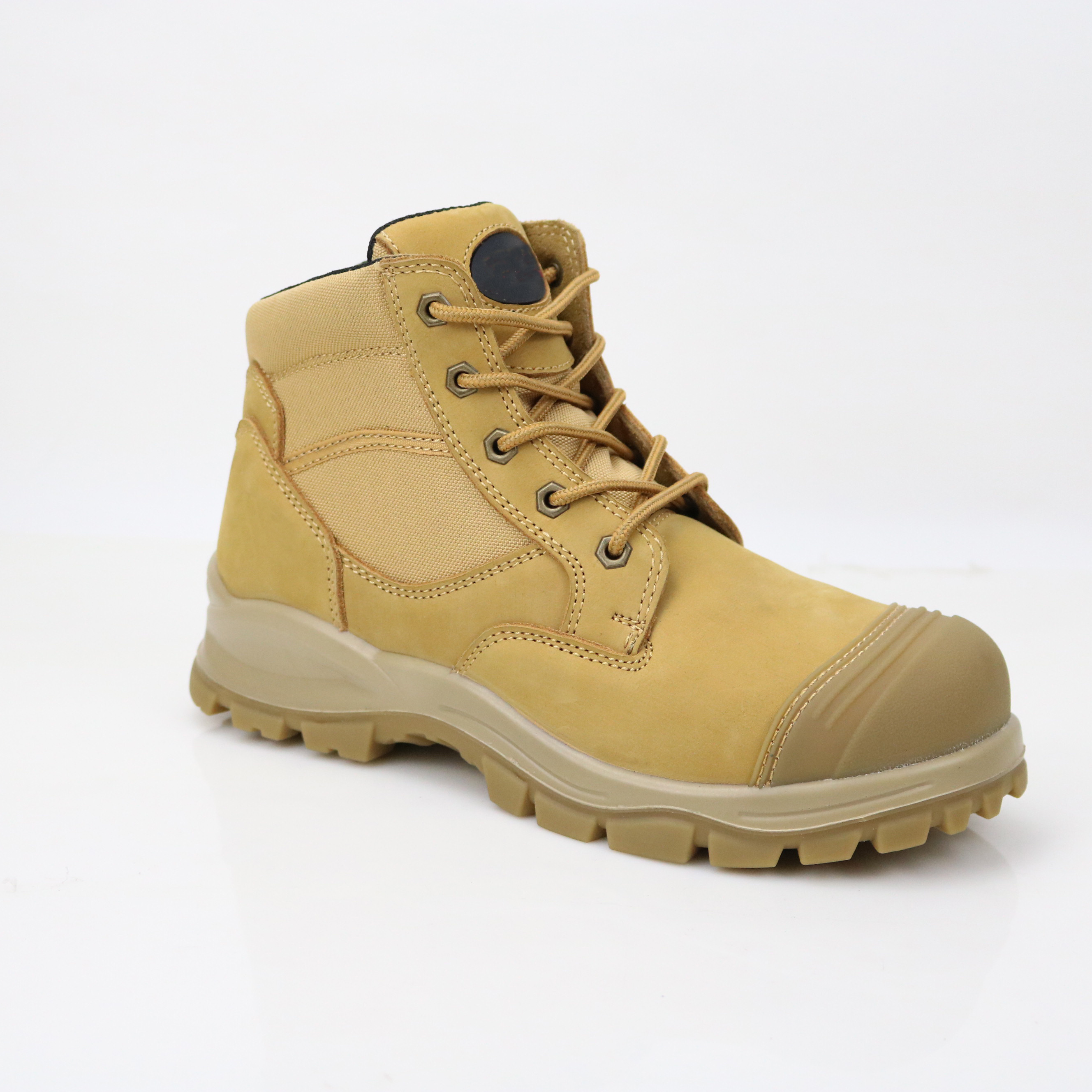 Industrial Construction Waterproof Cow Leather Protective Footwear Men's Work Safety Shoes