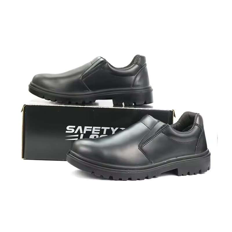 LONGYUE SAFETY Office lightweight  breathable non-slip fashionable no laces Safety shoes executive shoes for men